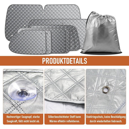 Thermo Jalousien Set VW T4 SWB – 8-teilig, Verdunkelung & Isolierung