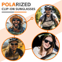 Epavouos Polarisierte UV400 Clip-On Sonnenbrille Anti-Glare