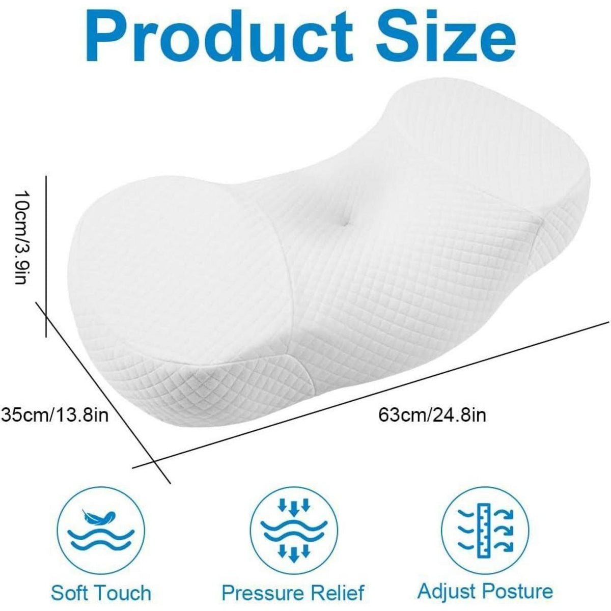 Ergonomisches Memory Foam Kissen für optimalen Schlaf