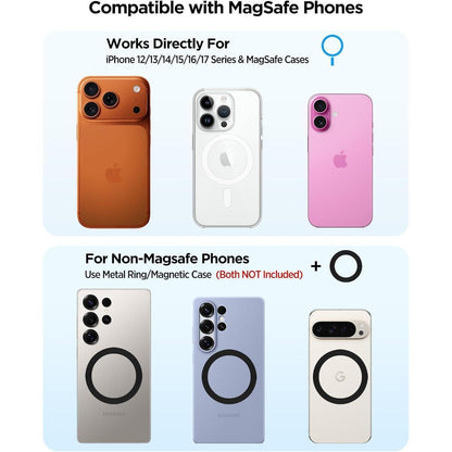 Vakuum Handyhalterung 360° drehbar – Magsafe für iPhone 12-17
