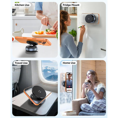 Vakuum Handyhalterung 360° drehbar – Magsafe für iPhone 12-17