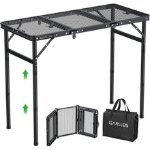 Klapptisch 87x40cm, 3-fach höhenverstellbar, leicht & stabil