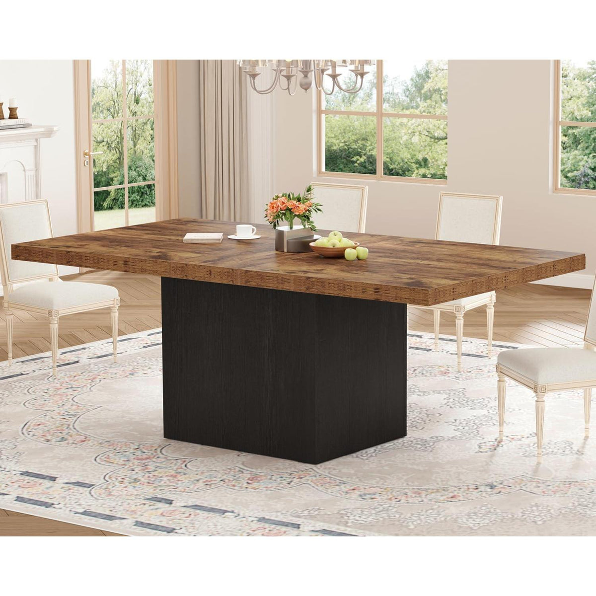 Esstisch Holz Industriell 180cm - Küchentisch für 6-8 Personen