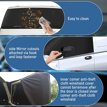 Windschutzscheibenabdeckung Ford Transit Custom 2012-2022 Verdunkelung