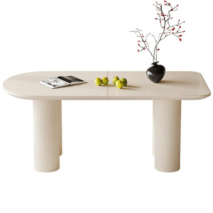 Weißer Esstisch 180cm – Modern & Platzsparend für 6-8 Personen