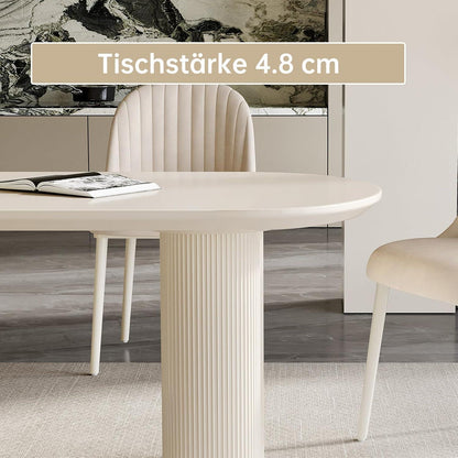 Weißer Esstisch 180cm – Modern & Platzsparend für 6-8 Personen
