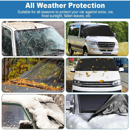 Frontscheibenabdeckung Ford Transit Custom 2012-2022 Verdunkelung