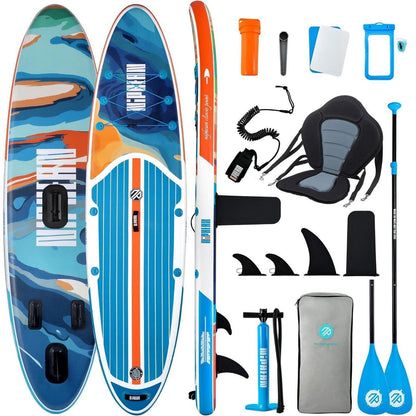 Aufblasbares Stand Up Paddle Board für 2 Personen mit Zubehör