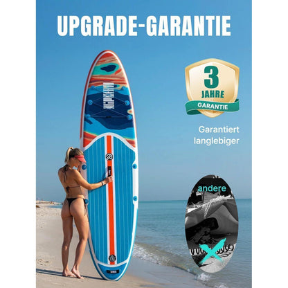 Aufblasbares Stand Up Paddle Board für 2 Personen mit Zubehör