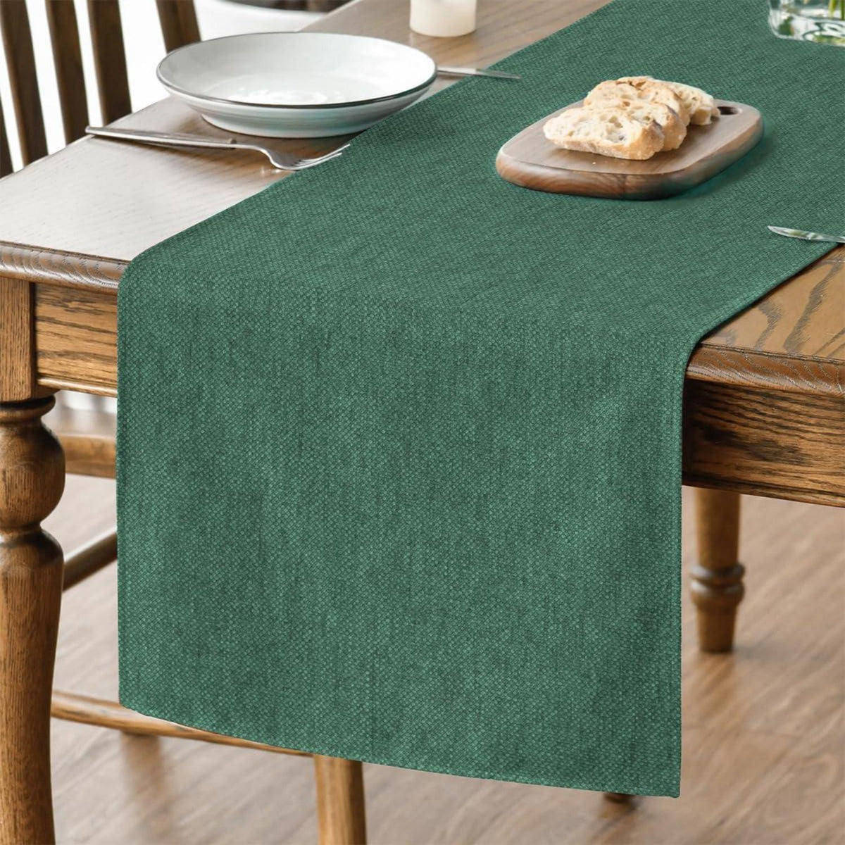 Tischläufer Wald Grün 40x180 cm aus Polyester