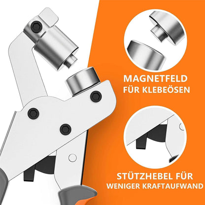 Ösenzange 6mm mit 300 Ösen – Profi Werkzeug für Leder & Stoff