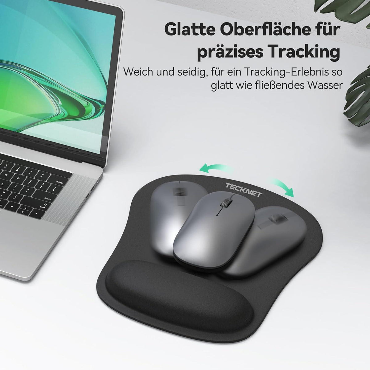 Ergonomisches Mauspad & Tastatur-Handgelenkauflage Set, faltbar, wasserdicht