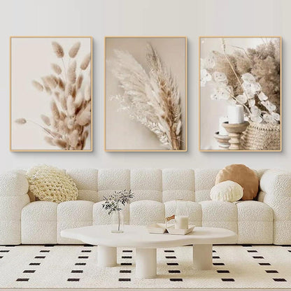 Boho Poster Set 3er Strand Landschaft Leinwandbild 50x70cm