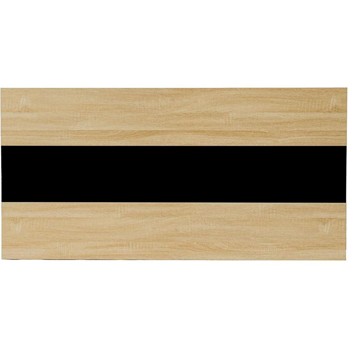 Essgruppe 140cm Eiche-Schwarz Tisch mit 4 weißen Stühlen
