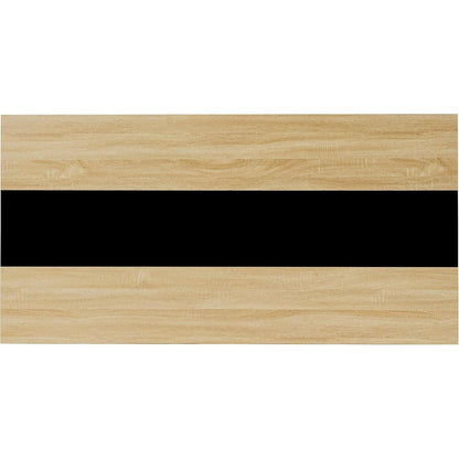 Essgruppe Eiche-Schwarz mit 4 Grau Stühlen (160cm)
