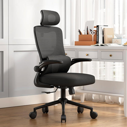 Ergonomischer Bürostuhl mit Schaukelfunktion und Armlehnen