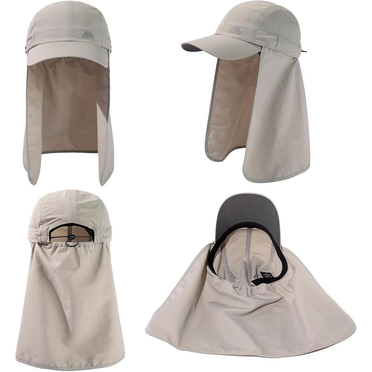 Baseball Cap Herren XL/XXL mit Nackenklappe & UV-Schutz