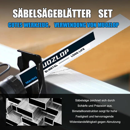 20er Säbelsägeblätter Set für Holz & Metall, CRV & BIM