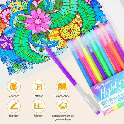 168 Gelstifte Set für Erwachsene – 162 Farben zum Malen & Schreiben