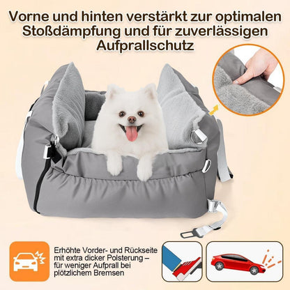 3-in-1 Hundesitz Auto & Reisebett – Komfort & Sicherheit für kleine Hunde