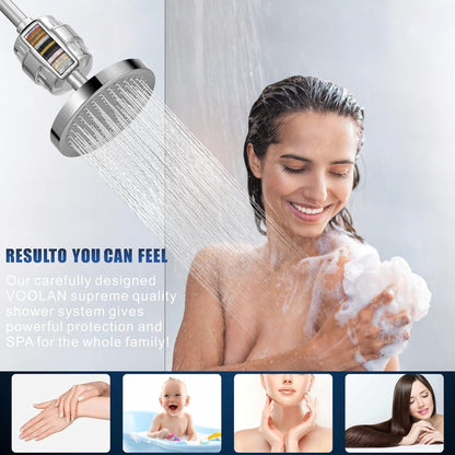 Duschfilter 20-Stufig für Hartes Wasser & Enthärtung