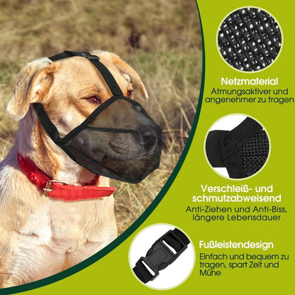 Hundemaulkorb Mittel – Atmungsaktiv & Verstellbar