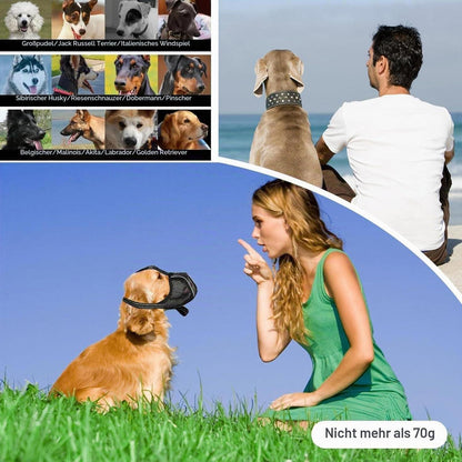 Atmungsaktiver Hundemaulkorb XL Schwarz – Sicher & Bequem