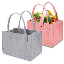 Filztasche Shopper – Faltbar, Rosa Grau, Große Kapazität
