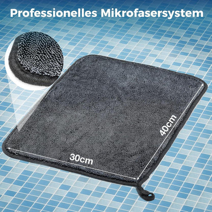 Mikrofaser Trockentücher 3er Set – Schnelltrocknend & Streifenfrei