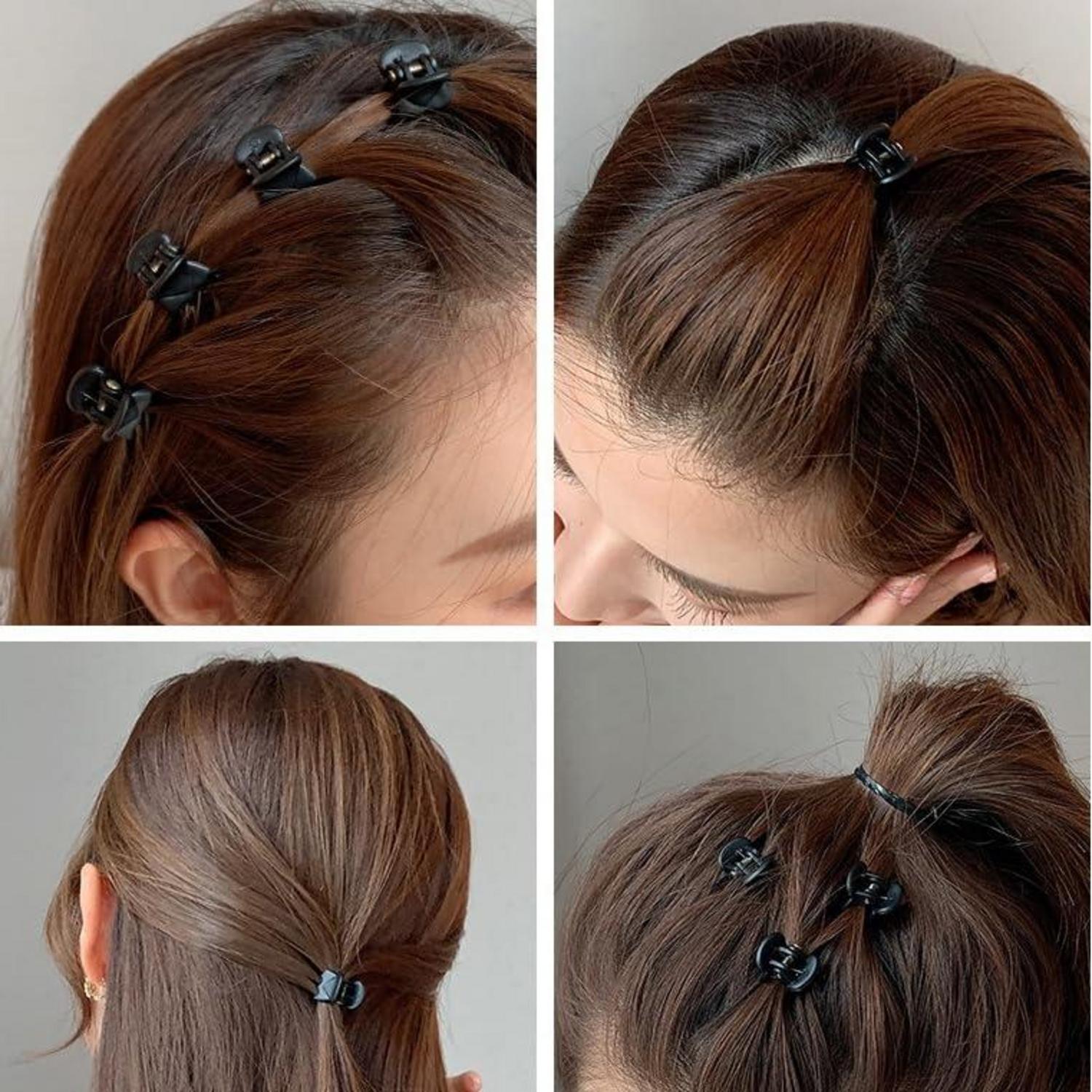 Aucuu Blumen Haarklammern, 36 Stück Mini Haarspangen für Mädchen Frauen