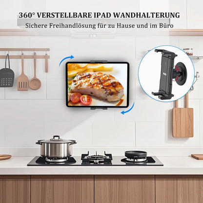 Tablet Wandhalterung Klebebasis 360° Drehbar Universal