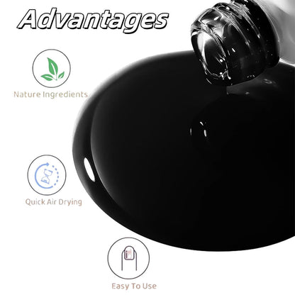 Schwarz Matte Nagellack – Schnelltrocknend & Langanhaltend