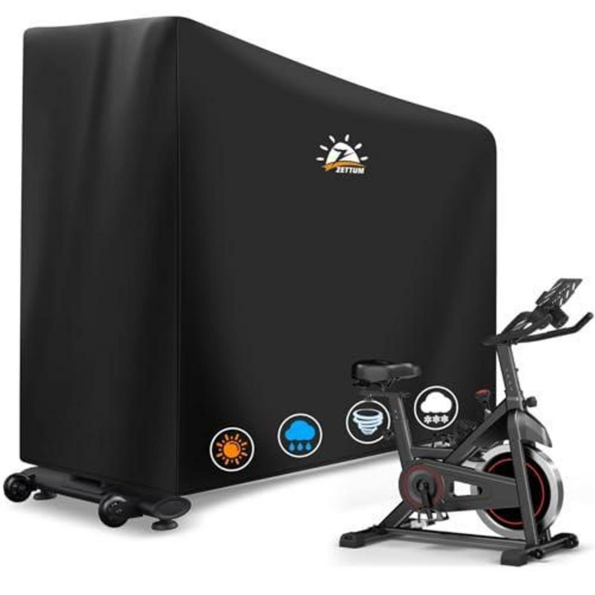 Fahrradabdeckung für Heimtrainer – Wasserdicht & UV-Beständig