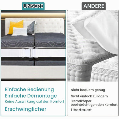 Matratzenverbinder Liebesbrücke – 10m, Rutschfest & Verstellbar