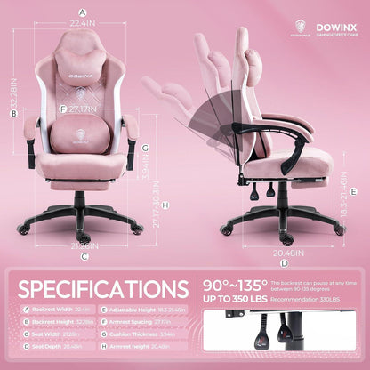 Dowinx Gaming Stuhl Massage Lendenwirbelstütze