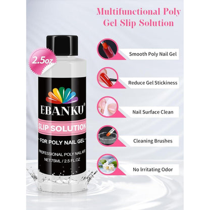 Polygel Nagelformen Set mit Gleitmittel – 120 Tipps & Zubehör