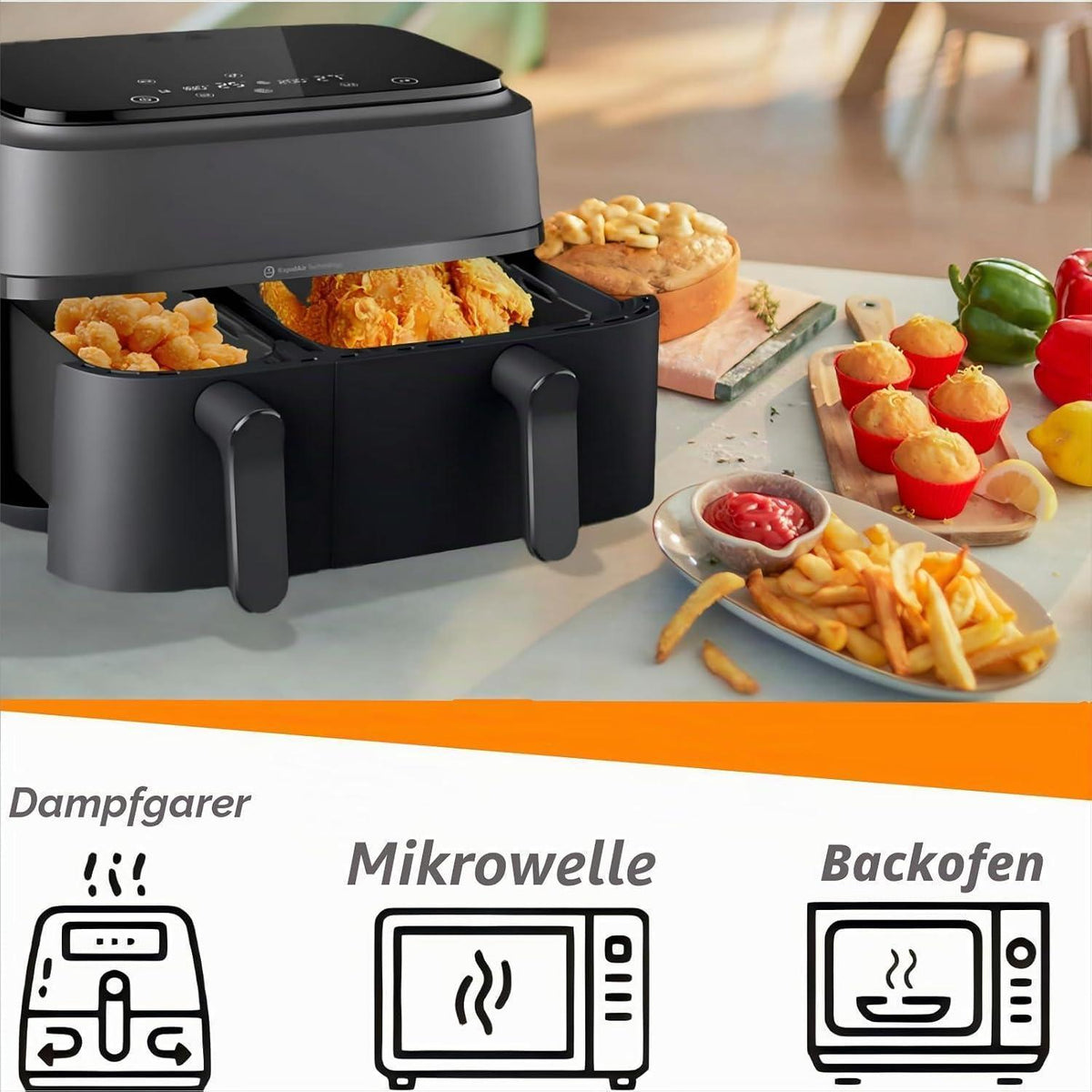 Silikonform für Philips Airfryer 3000 Serie – 2er Set