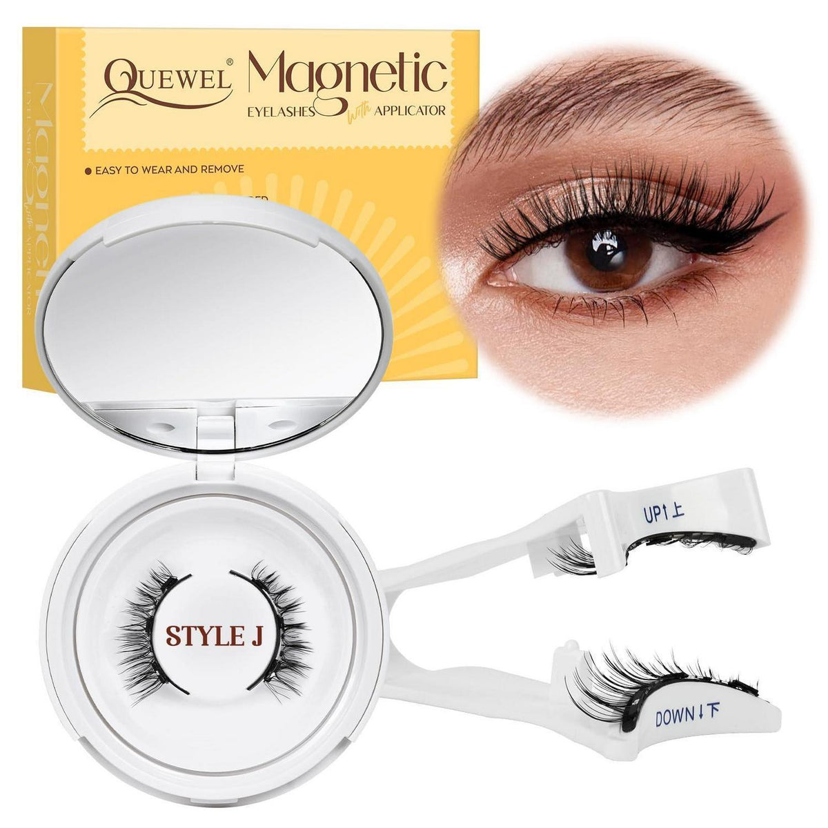 Wiederverwendbare Magnet-Wimpern Set – Natürlicher Look & Einfach Anzulegen