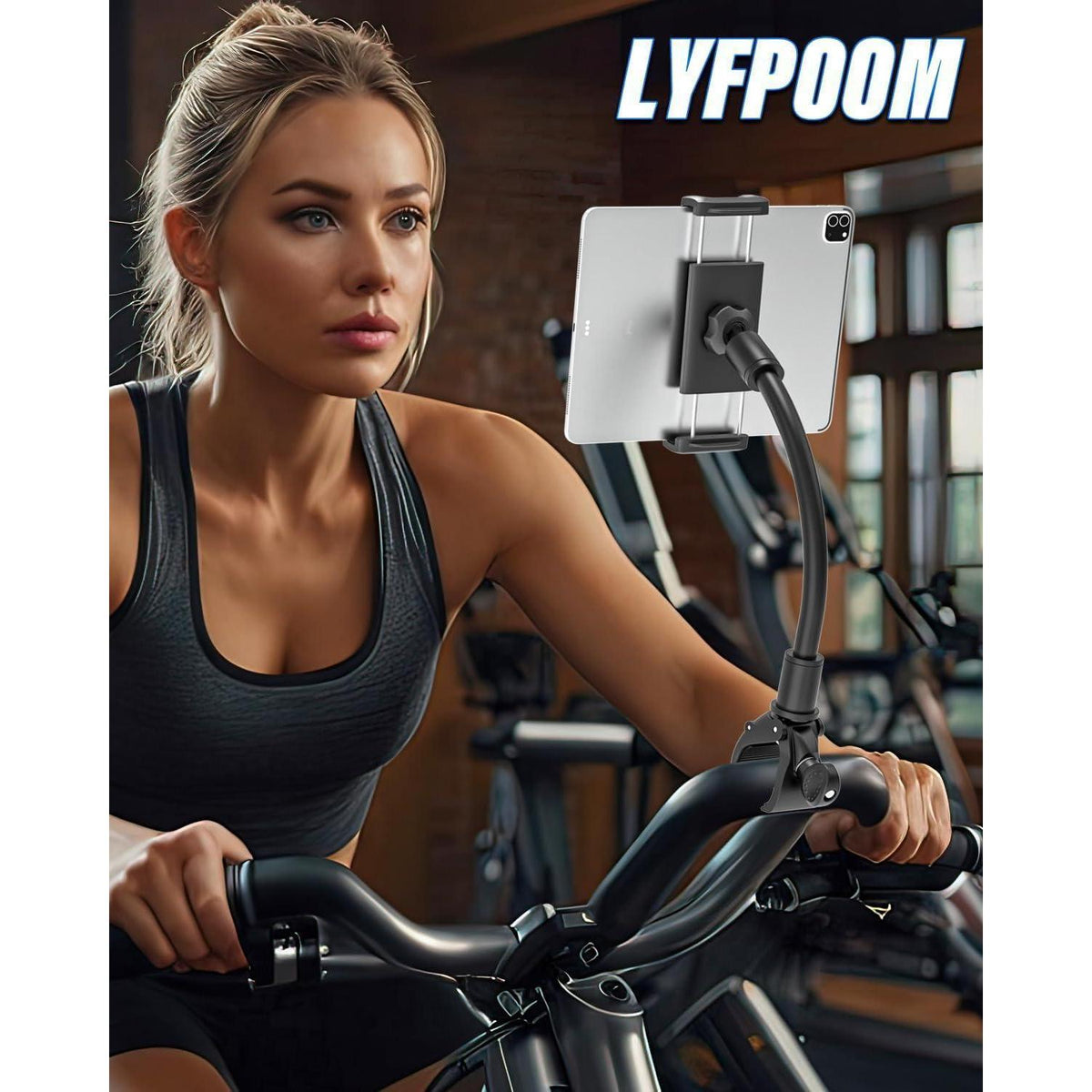 Tablet Halterung für Laufband & Heimtrainer – Schwanenhals