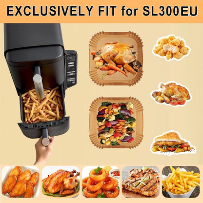 100x Airfryer Backpapier für Ninja Double Stack XL SL300EU