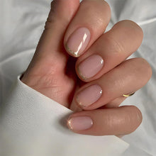 24er Set Weiße Künstliche Nägel mit Gel-Finish, Press On Nails