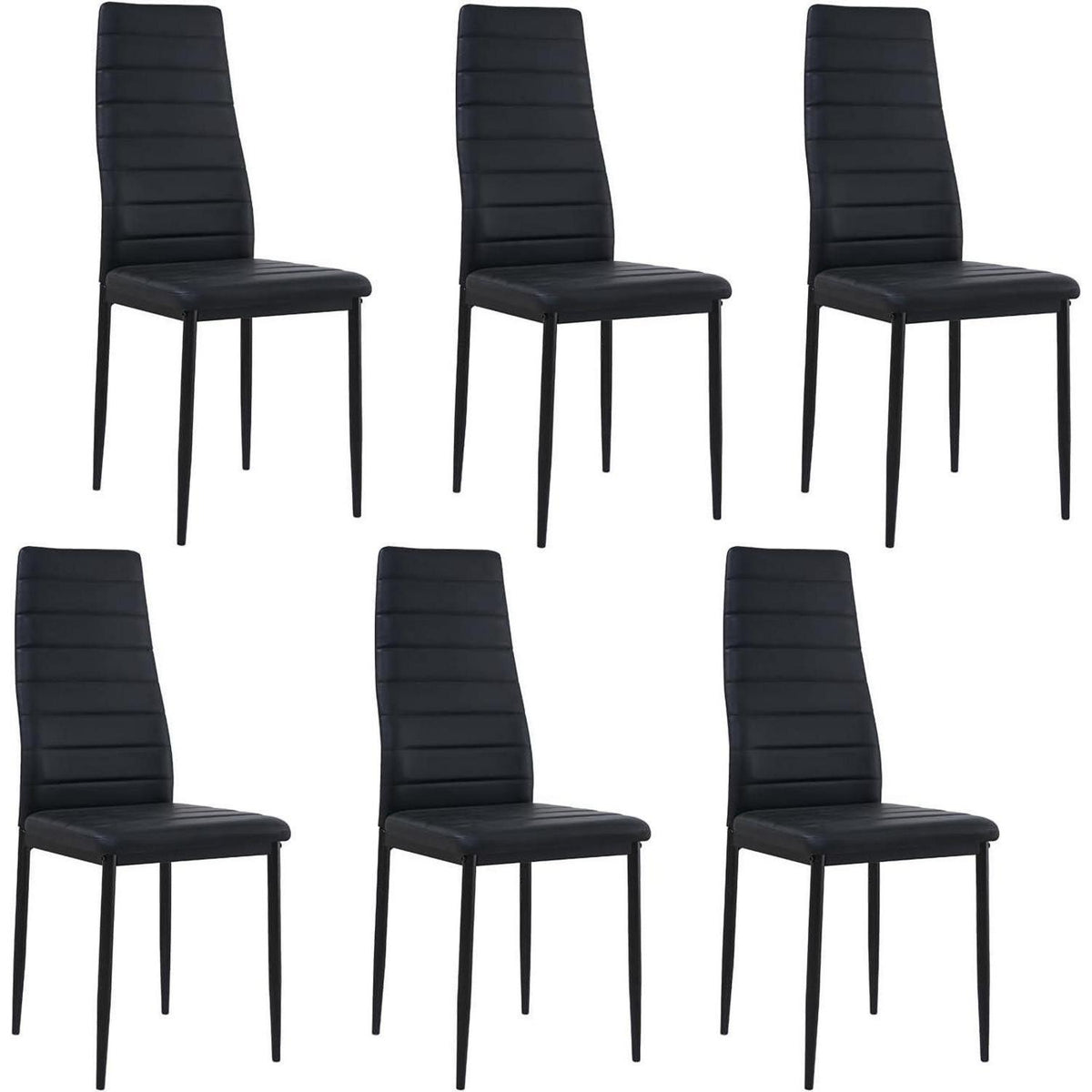 Esszimmergruppe 6 Personen – Holztisch (140x70cm) & 6 Stühle