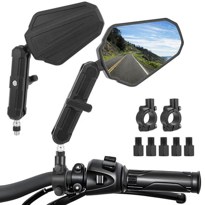 Motorrad Spiegel 7/8" & 22mm – Verstellbar & Robust