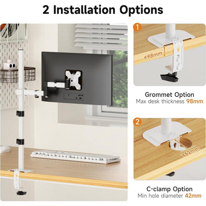 Einstellbarer Monitorarm 80cm – Für 13-32 Zoll Monitore