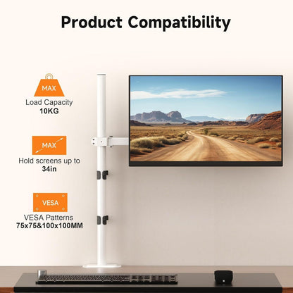Einstellbarer Monitorarm 80cm – Für 13-32 Zoll Monitore