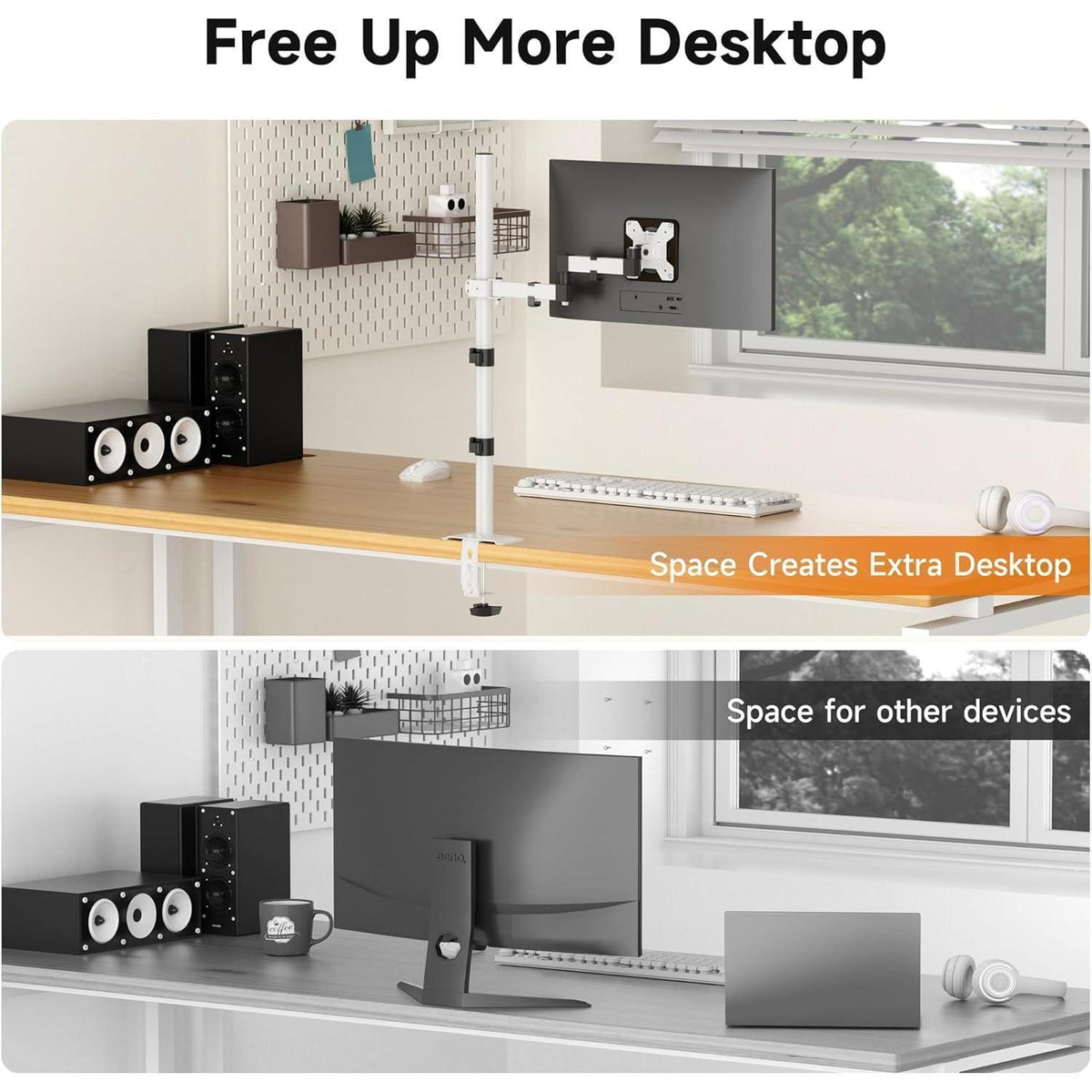 Einstellbarer Monitorarm 80cm – Für 13-32 Zoll Monitore