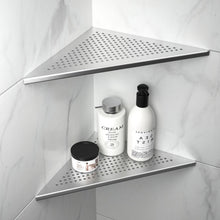 Eck-Duschregal Edelstahl 304 – 2er Set Silber, Ablage für Geflieste Wände