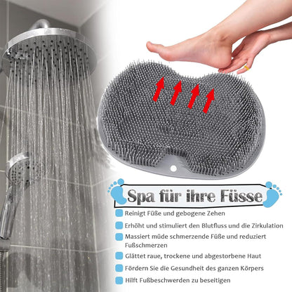 Fußmassagegerät Akupressurring Matte Schuhbürsten Fußpflege Set