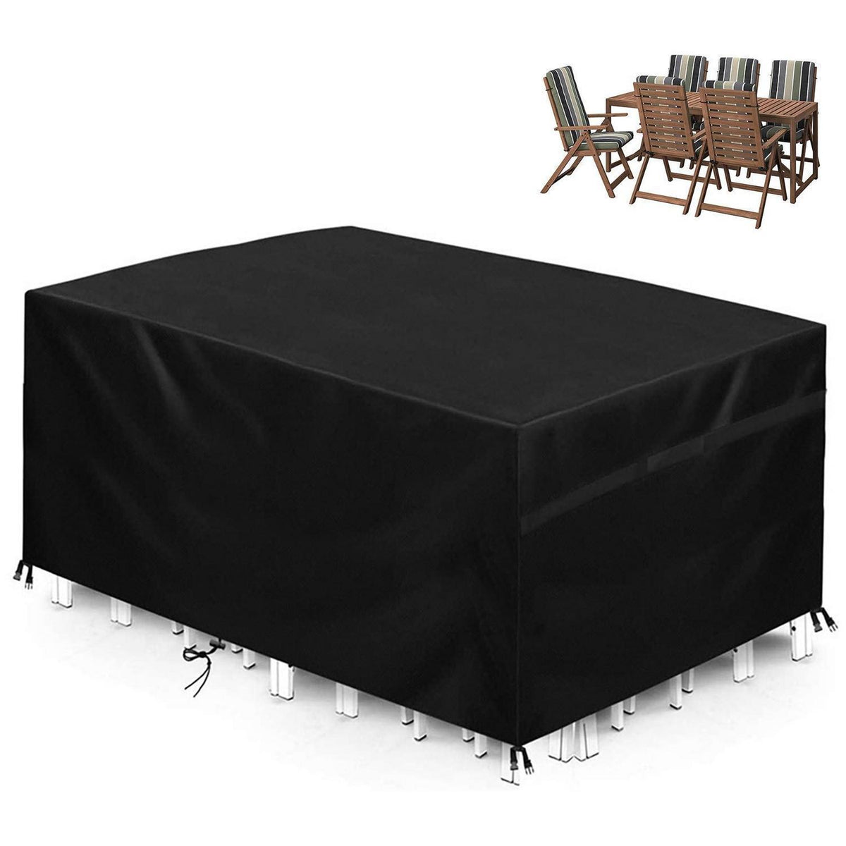 Gartenmöbel Abdeckung 150x90x80cm – Wasserdicht & Winterfest
