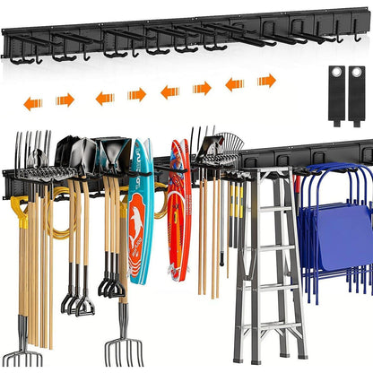 Verstellbares Werkzeugregal für Garage & Werkstatt, 12 Haken